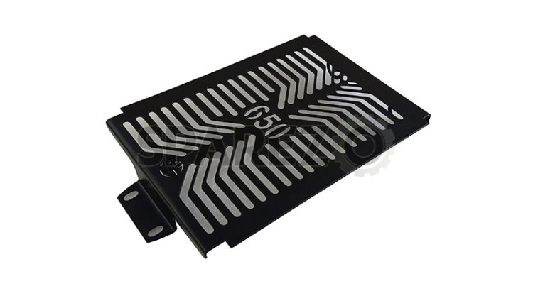 Royal Enfield GT 650 and Interceptor 650 Design D3 SS Radiator Grill Guard Black - SPAREZO